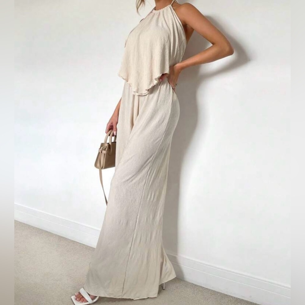 Cream Two Piece Set - Picture 3 of 6